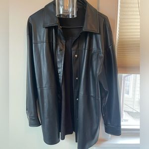 Primark faux leather jacket medium